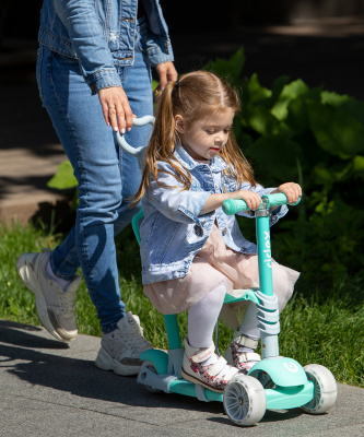 БЕЗ УПАКОВКИ Самокат-беговел Starlet, розовый