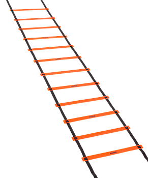 Лестница координационная IN22-CL100, оранжевый/черный, 6 м