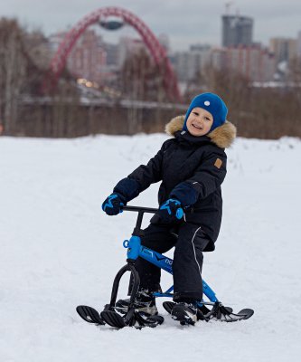 БЕЗ УПАКОВКИ Снегокат Boo, синий
