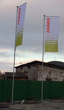 Флагшток уличный стационарный секционный Nordwerk БАННЕР 6 метров