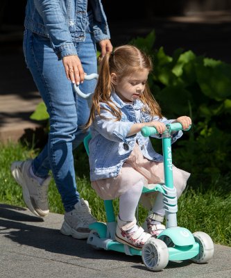 БЕЗ УПАКОВКИ Самокат-беговел Starlet, желтый