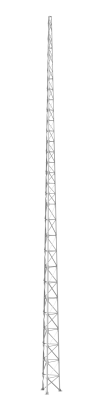 Мачта стальная секционная фермная 27м