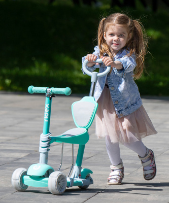 БЕЗ УПАКОВКИ Самокат-беговел Starlet, розовый