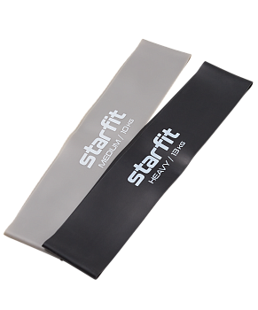 Мини-эспандеры ES-206, черный/серый, 2 шт